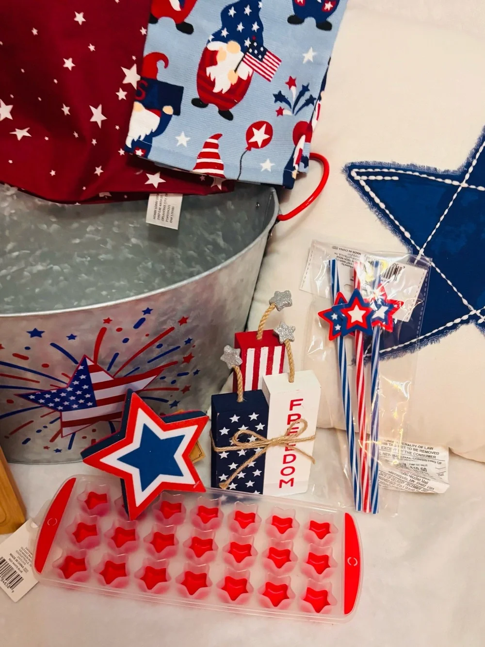 Fourth of July RED, WHITE, and BLUE Bundle All  NWT